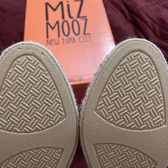 NIB Miz Mooz Women's Malena Wedge Sandals Ocean Blue Leather Women 38 Spain NEW - Picture 12 of 16